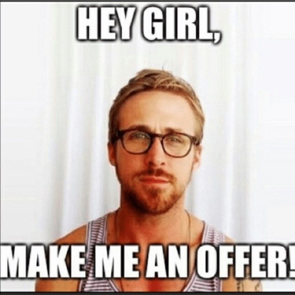 See something you like? Make me an offer.
